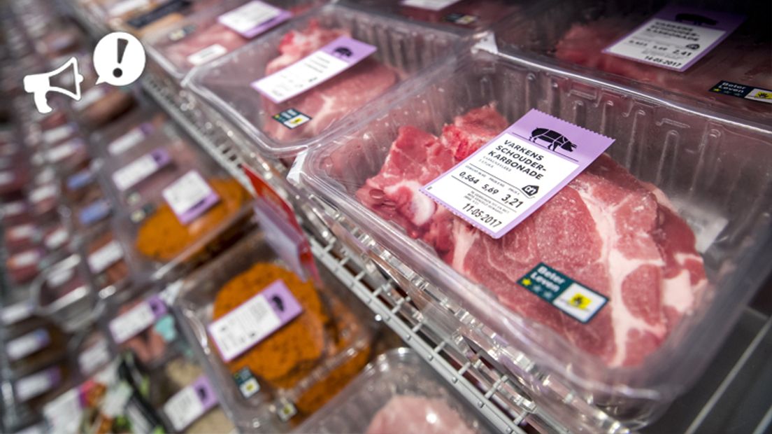 Koop jij je vlees bij de slager, of in de supermarkt? (Rechten: ANP / Jerry Lampen)
