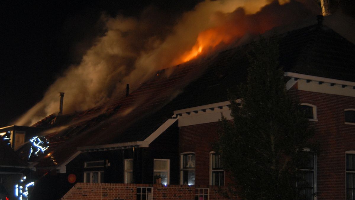 Woonboerderij Eexterveen deels verwoest