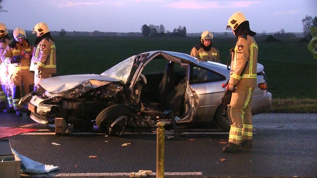 Het ongeval in Nijensleek in 2016 (Rechten: persbureau Meter)