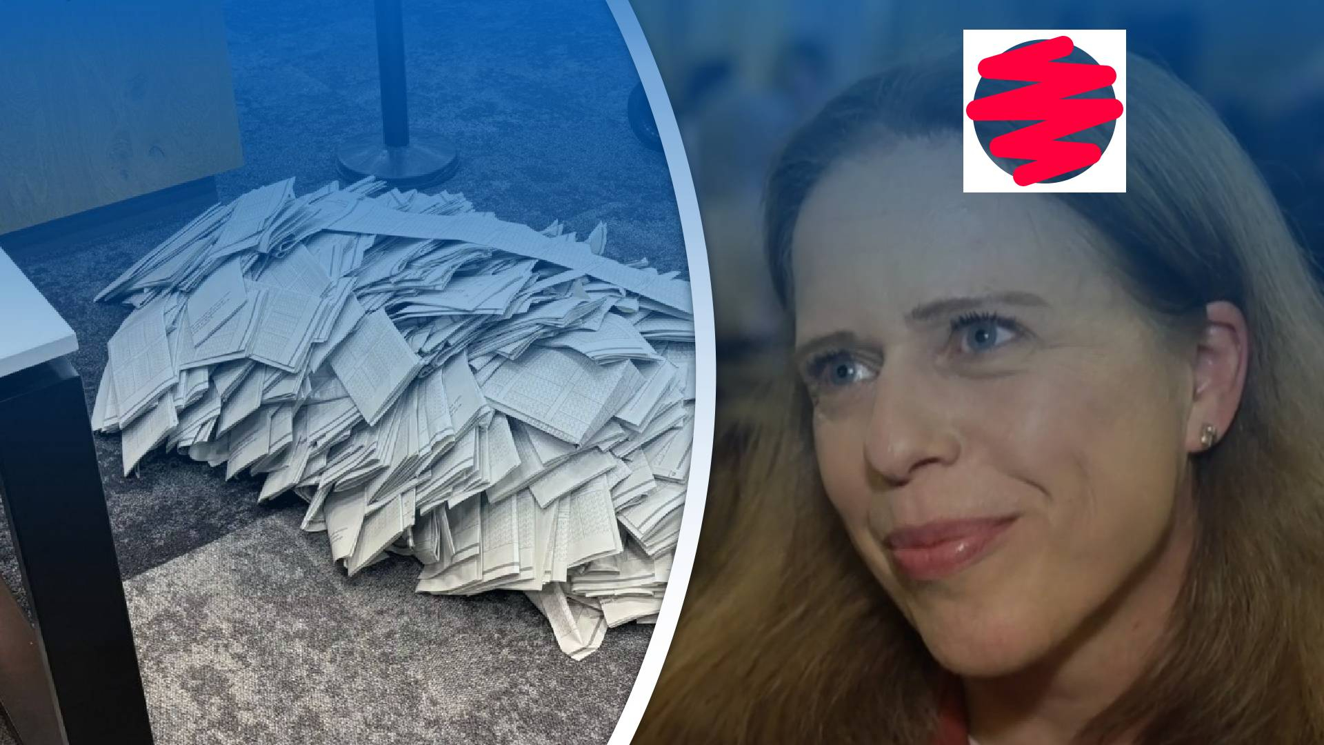 De stemmen worden geteld en burgemeester Schouten gaat abseilen.