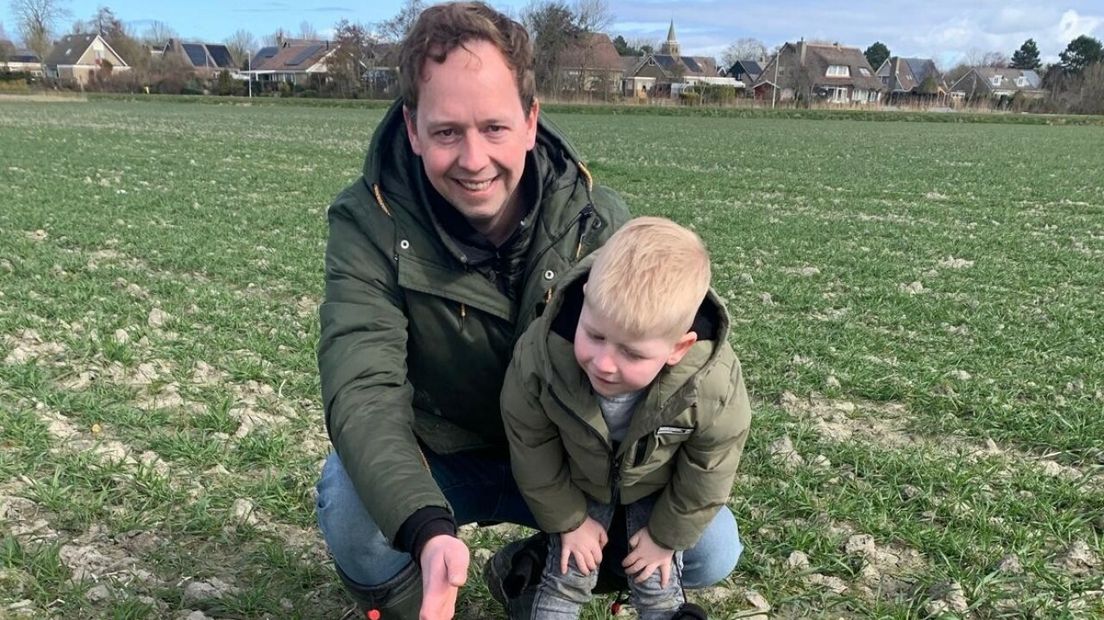 Doede Kooistra fynt it earste ljipaai fan Harns