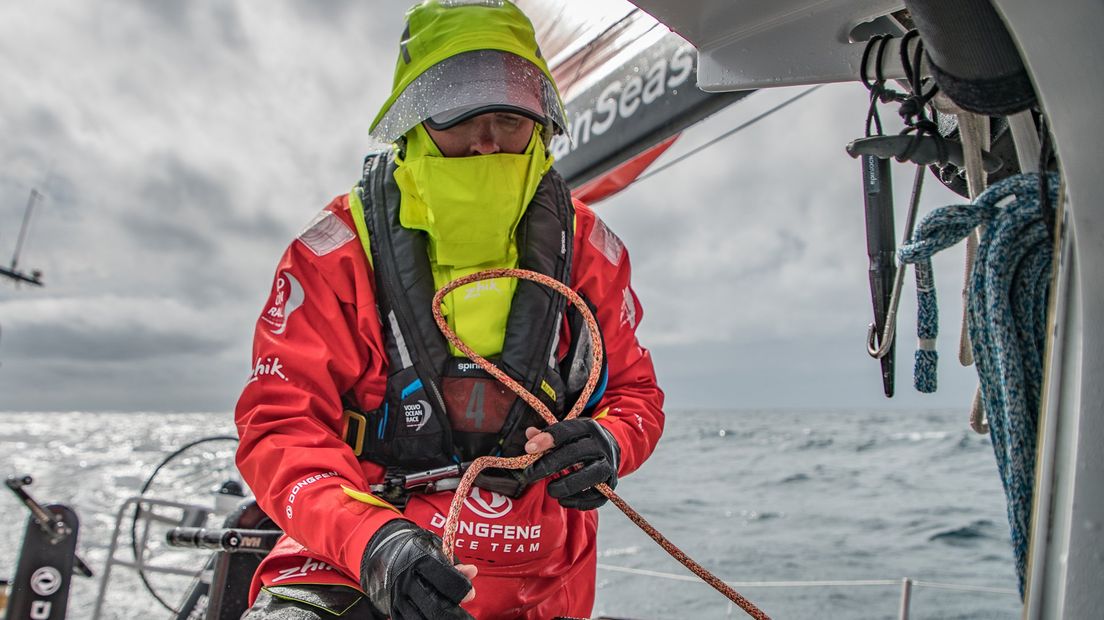 Carolijn Brouwer kan de eerste vrouw worden die de Volvo Ocean Race wint