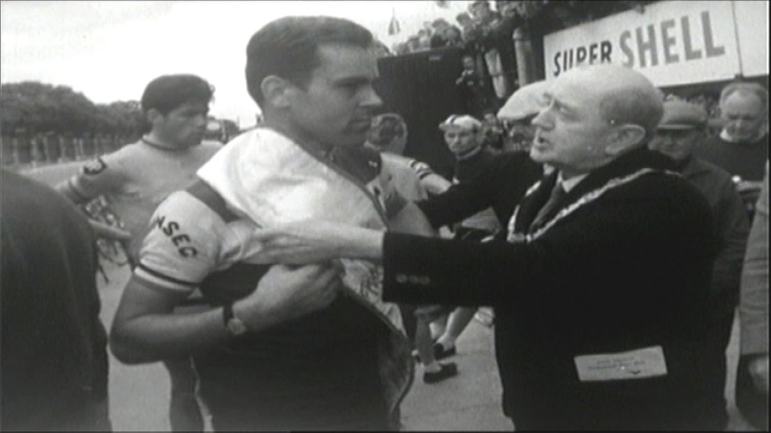Jo de Roo wint de Manx Trophee 1961 in Engeland