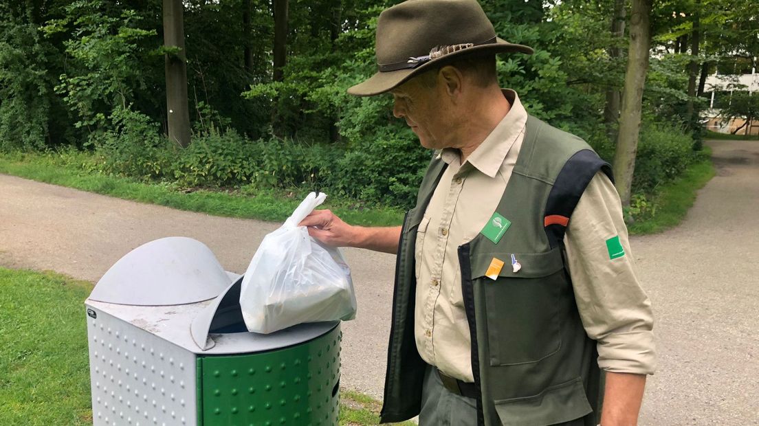 Boswachter Mark Kras van het Haagse Bos