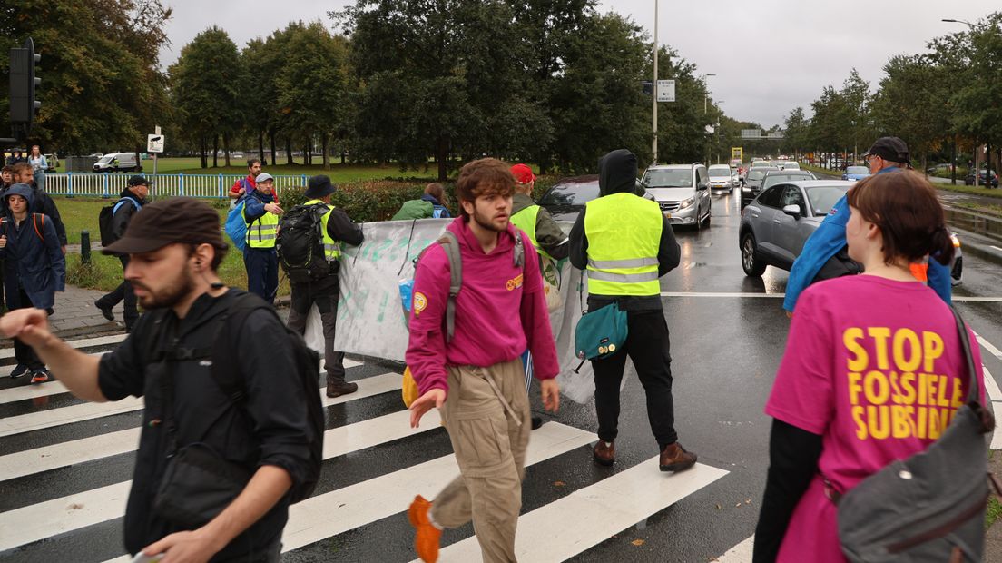 Zo begon de wegbezetting vrijdag