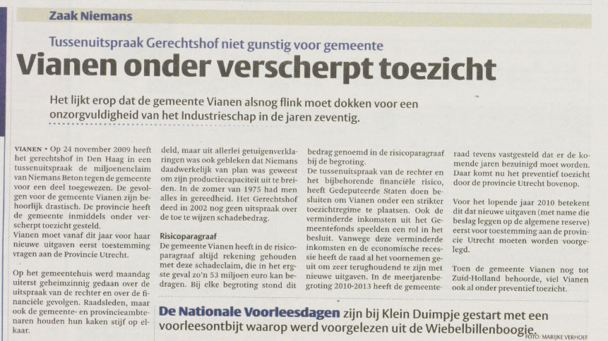 Hoe de rechtszaak tussen een gemeente en een betonbedrijf al meer dan veertig jaar duurt RTV