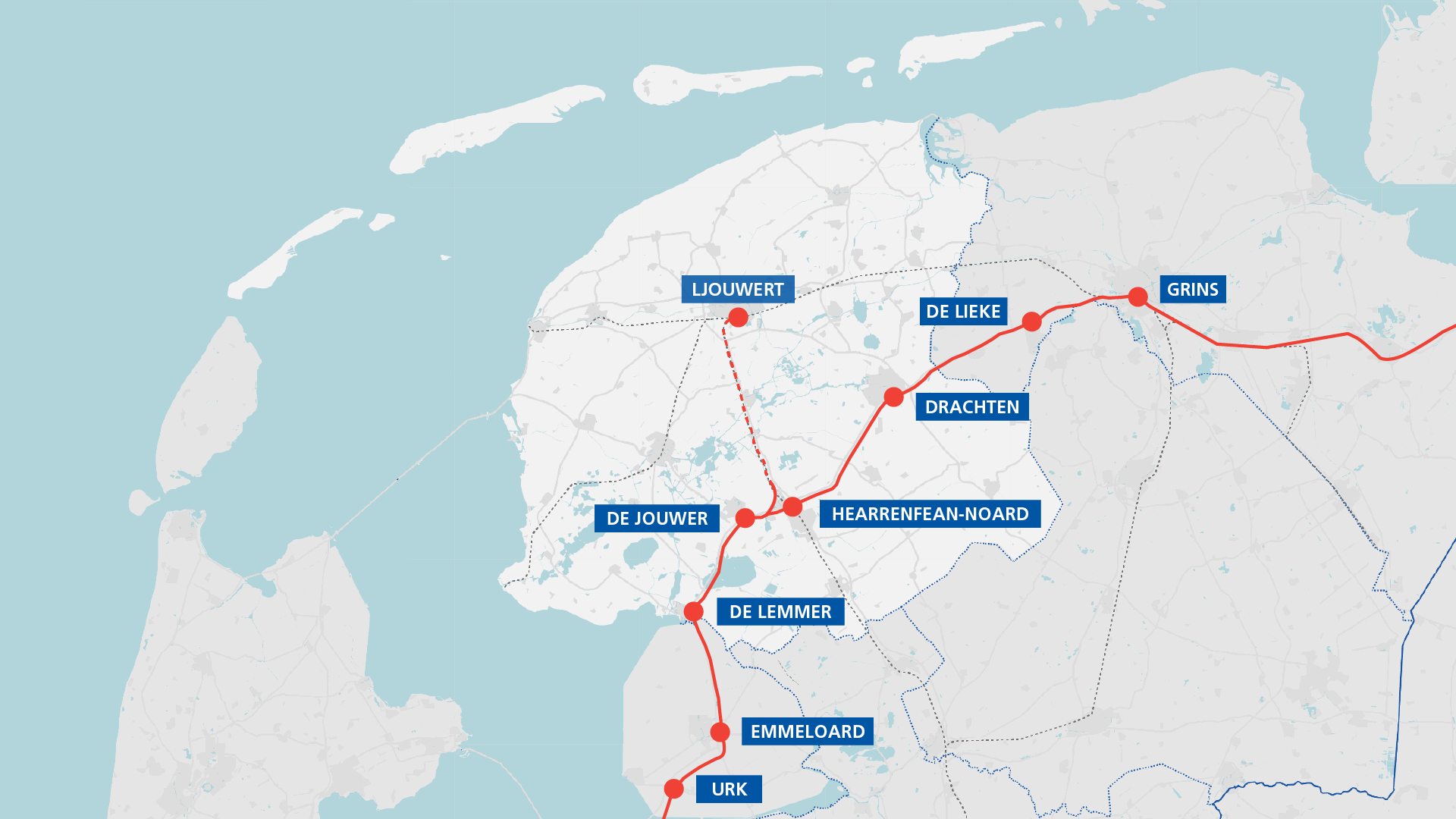 Folgjende faze Lelyline: noardlike provinsjes lizze 10 miljoen op it kleed foar ûndersyk