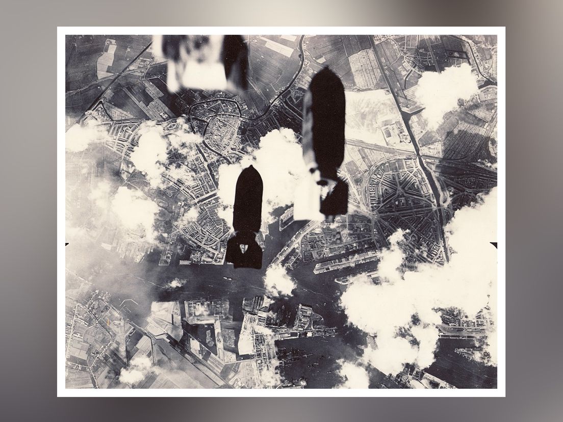 Amerikaanse bommen op Rotterdam, 31 maart 1943.