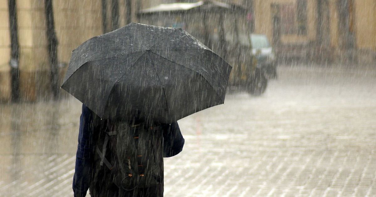 Neem je regenjas mee want het wordt onstuimig
