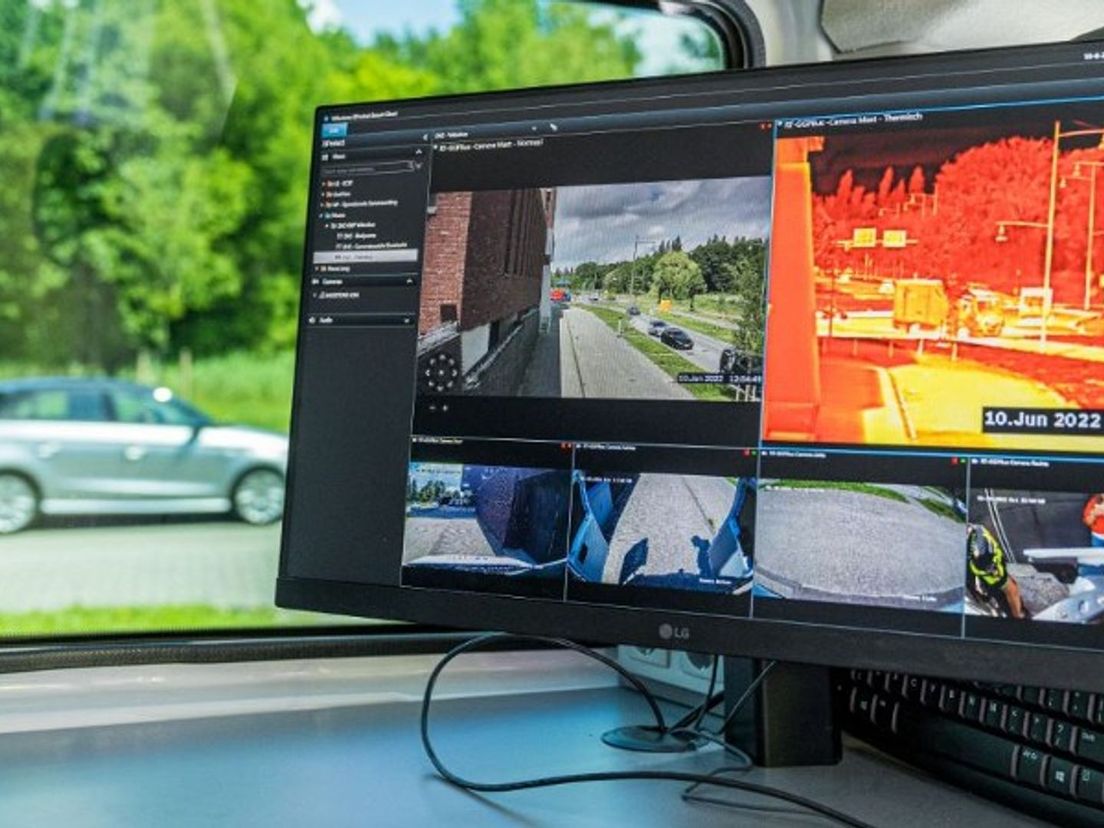 Beelden vanuit de videowagen
