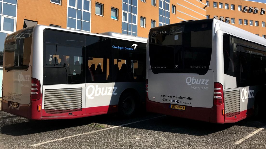 Bussen van Qbuzz