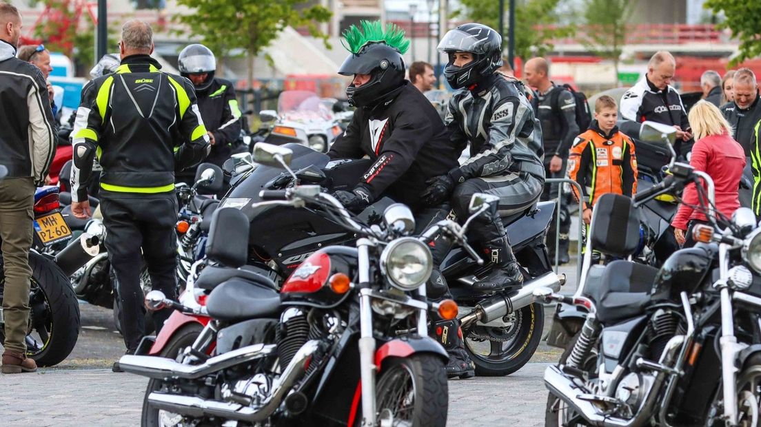 Motoren bij de start