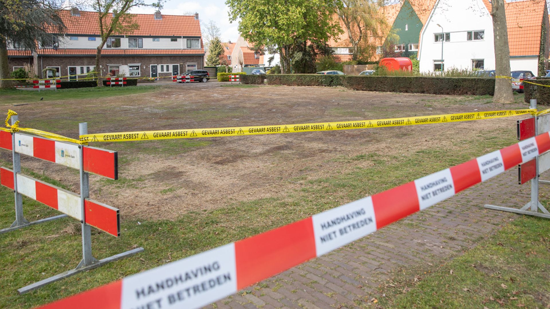 Opluchting in Baarn: toch geen asbest gedumpt op speelveldje