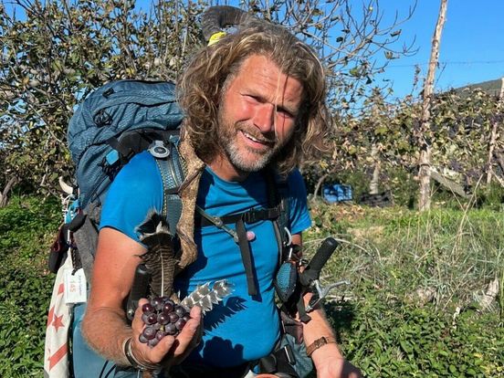 Barry Gepken begonnen aan derde pelgrimstocht: 'Je loopt je de kop leeg'