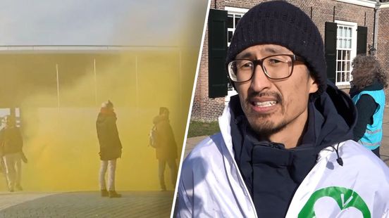 'Er werd vuurwerk naar kinderen gegooid', klimaatdemonstratie hevig verstoord