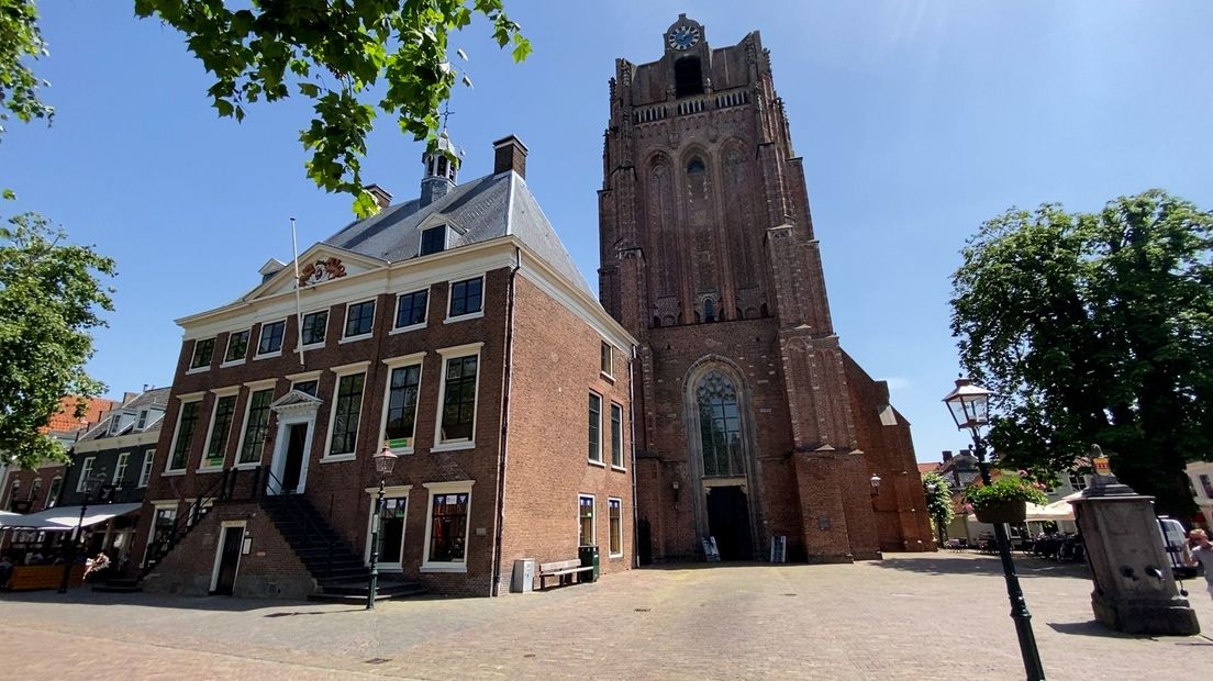 Het oude stadhuis in Wijk bij Duurstede wordt momenteel verbouwd tot museum Dorestad