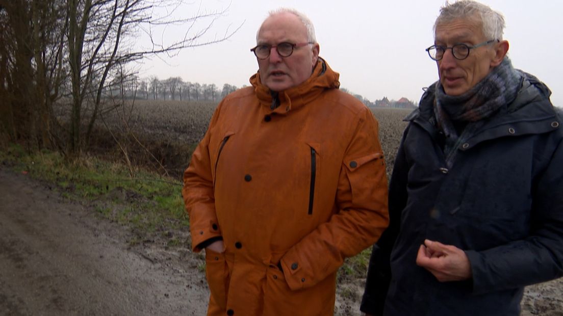 Leden van de Actiegroep Brigdamme: Henk Weemaes en Gerlof van Hoek