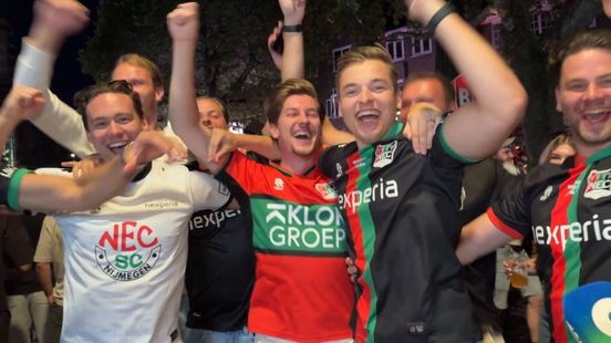 Nijmegenaren in extase na bloedstollende overwinning tegen Olympiakos: 'Dit is fantastisch!'