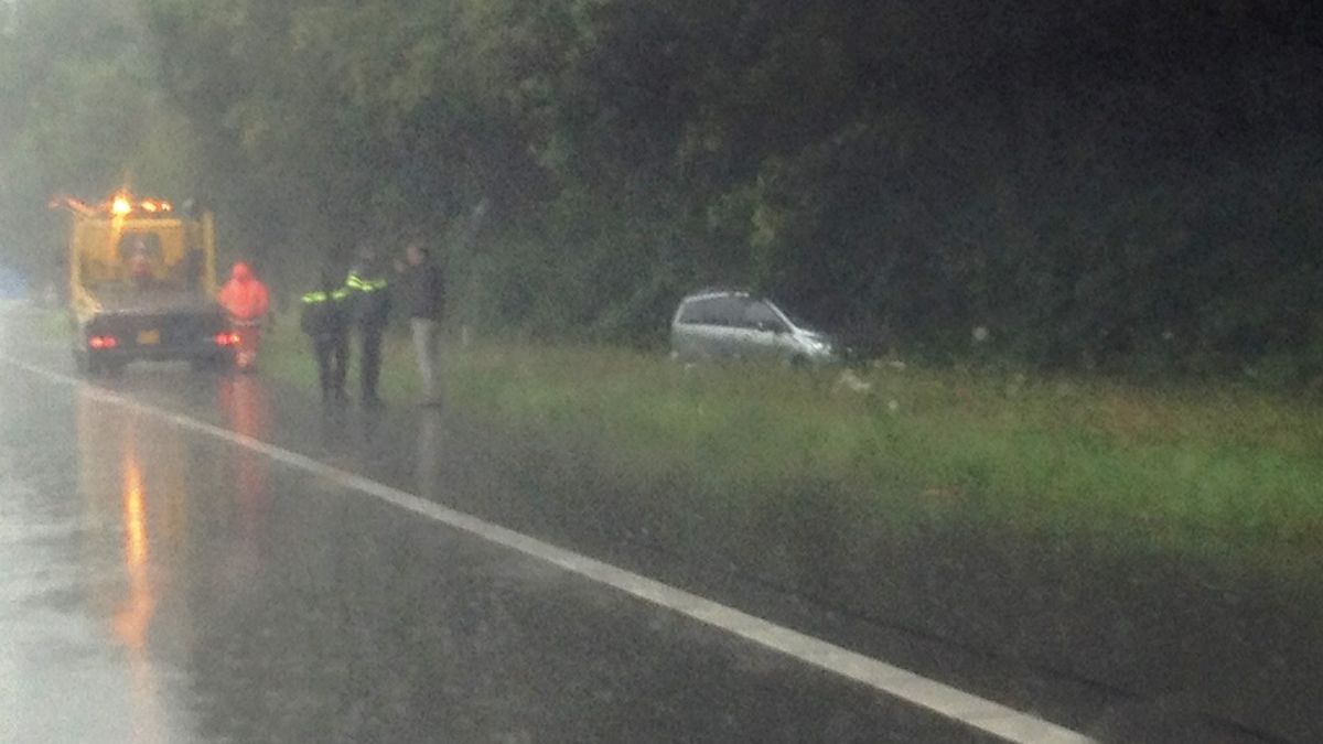 Weer slippartij op A79 bij Hulsberg