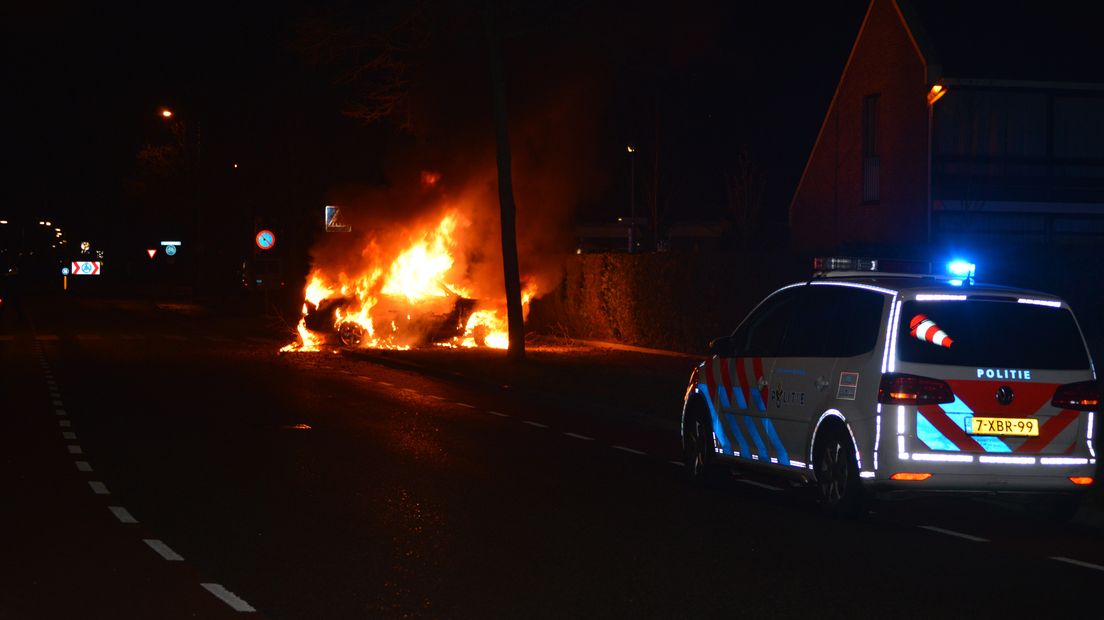 In Meppel werd een dode man gevonden in een auto