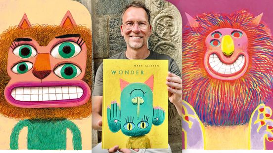 Met kleurrijke en expressieve prenten waarschuwt Mark Janssen voor de gevaren van AI Nieuws