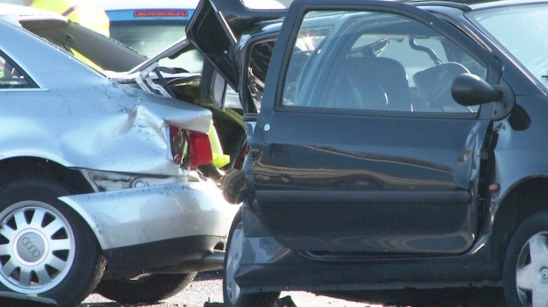 Ongeval op de A35 Almelo-Zuid