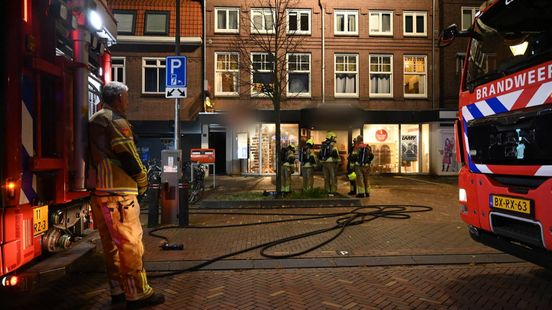 Explosie bij winkel