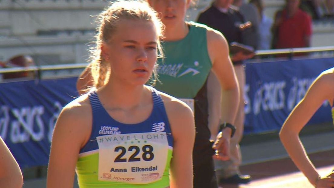 Anna Eikendal liep een uitstekende race