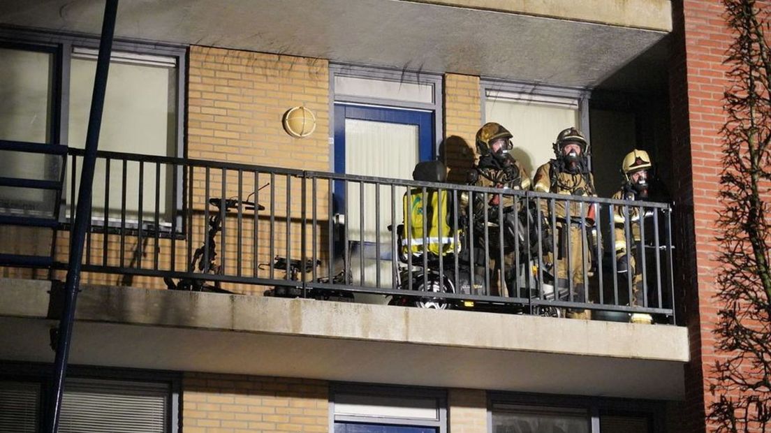 De woningen aan de C. Hagestraat werden ontruimd.