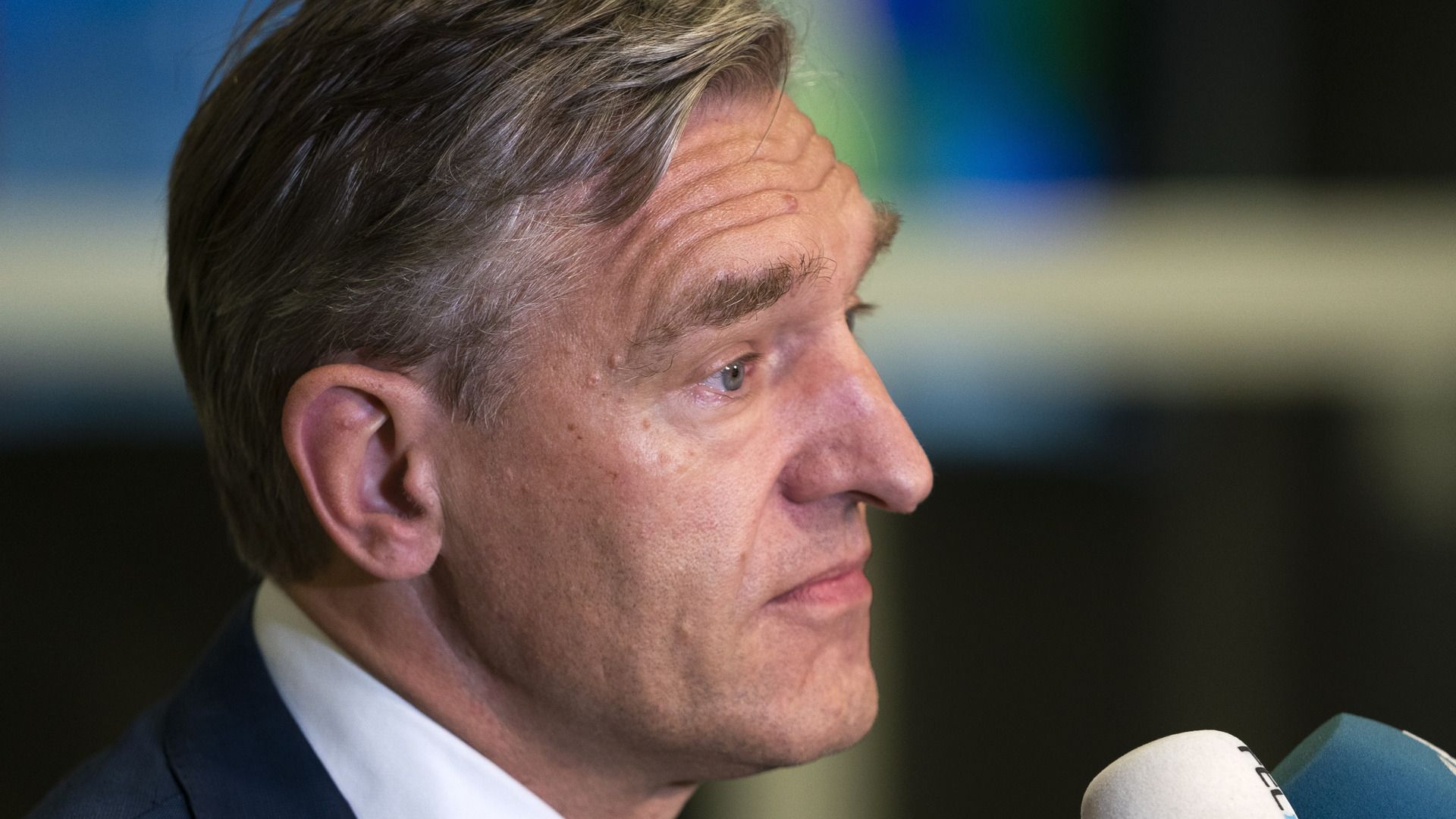 Burgemeester Sybrand Buma van Leeuwarden