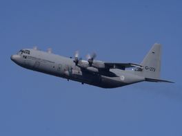 Airborne-oefening boven Drenthe