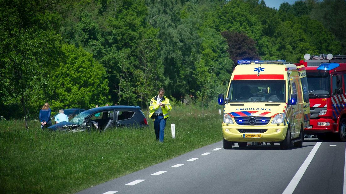 Ongeluk op N347 bij Goor