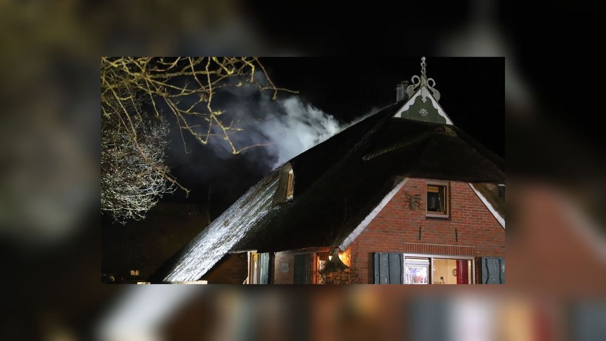 Rietdak in Surhuizum in brand: brandweer verschillende plaatsen opgeroepen