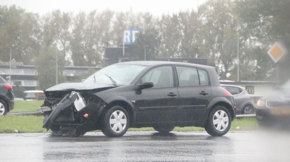 Ongeluk bij afrit A1 in Deventer