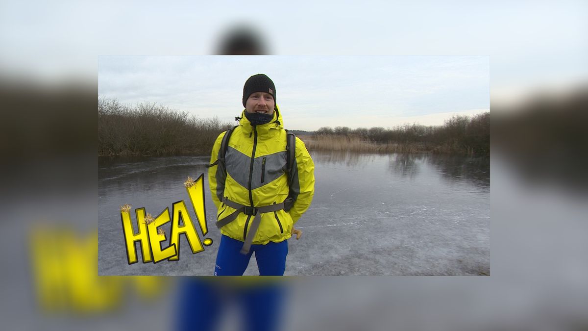 HEA! Personal trainer Jilling Bloem gaat mooi blok om op dun ijs