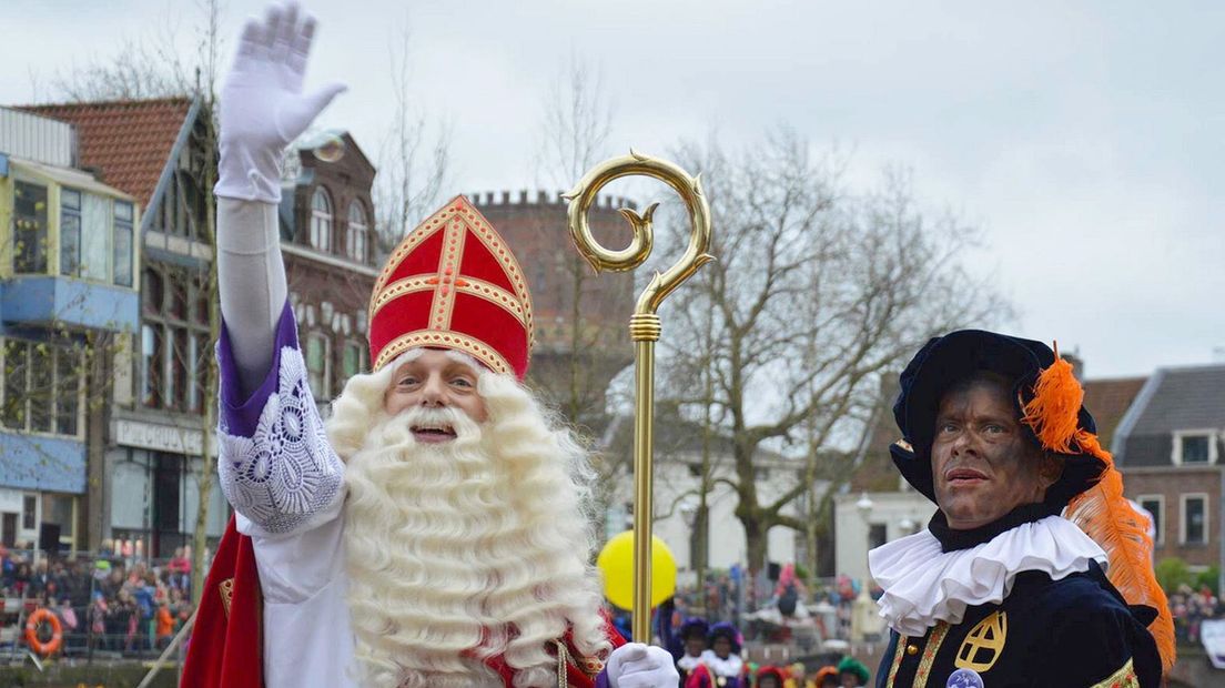 Roetveegpiet bij de intocht van Sinterklaas in Utrecht.