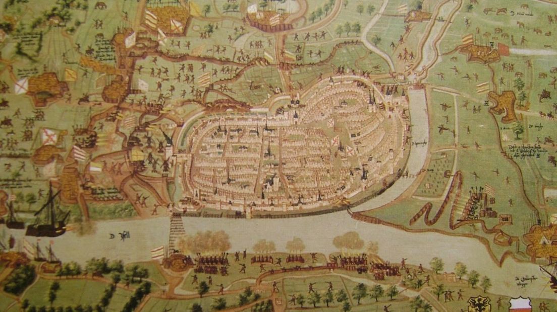 Oude kaart Deventer