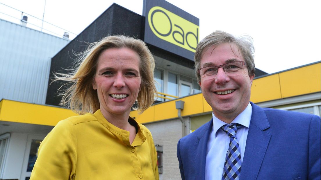 Oad-Busdirecteuren Frans Schuitemaker en Karen van der Zanden