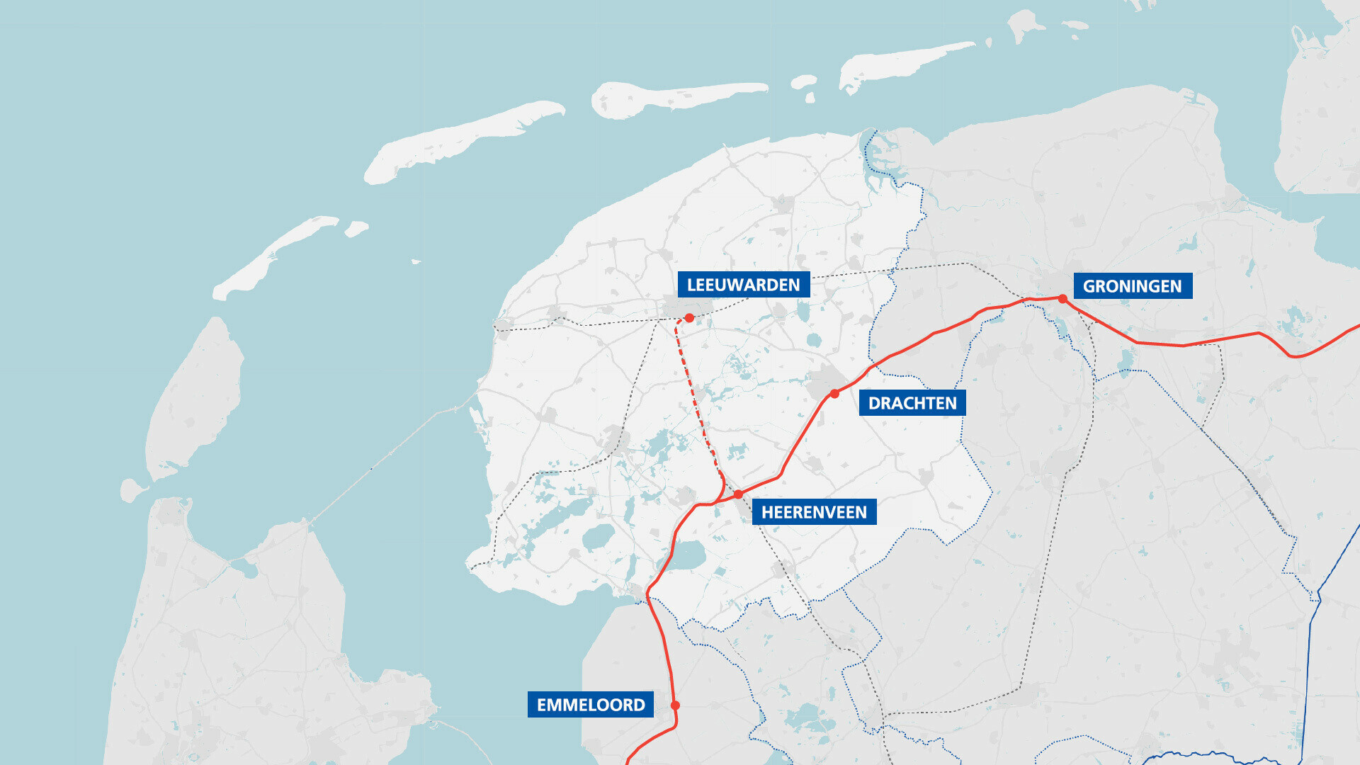 De Lelylijn moet een snellere verbinding zijn tussen Noord-Nederland en de Randstad