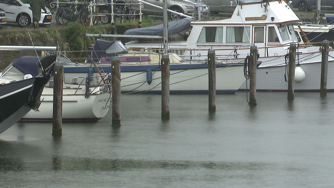 Lege plekken in de jachthaven in Middelburg