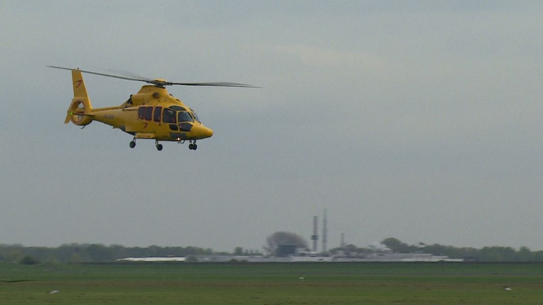 Eerste helikopter vertrokken vanaf vliegveld in april van dit jaar