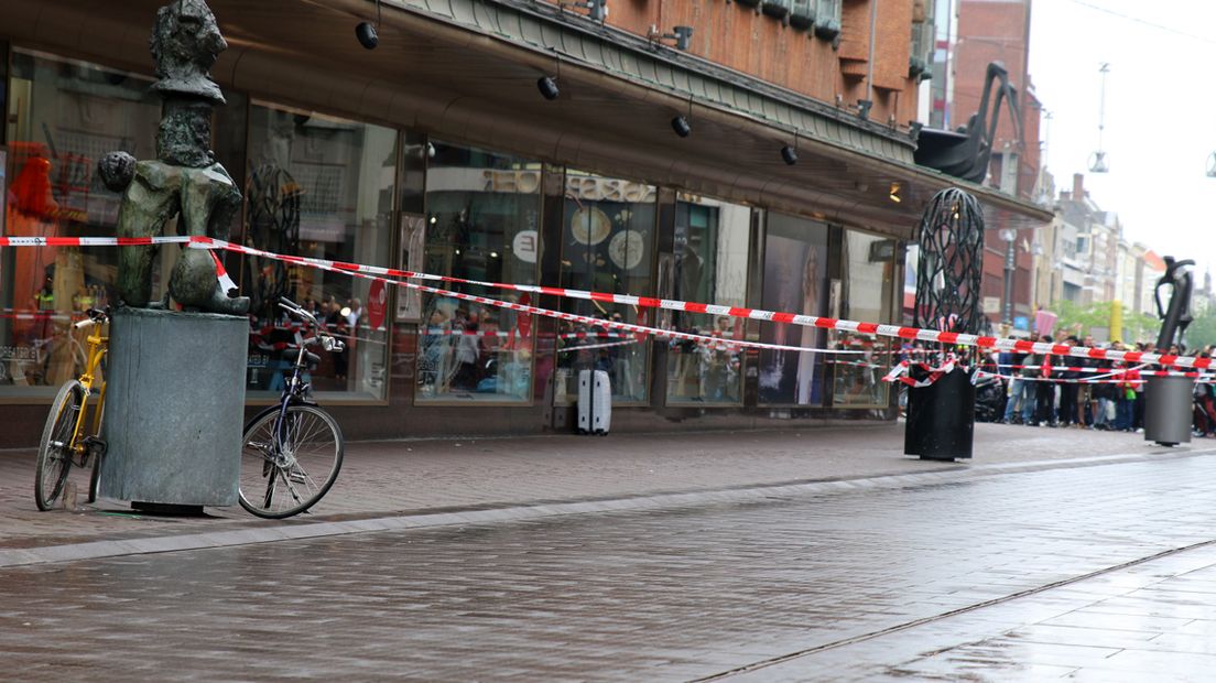 Pakketje op Grote Marktstraat in Den Haag