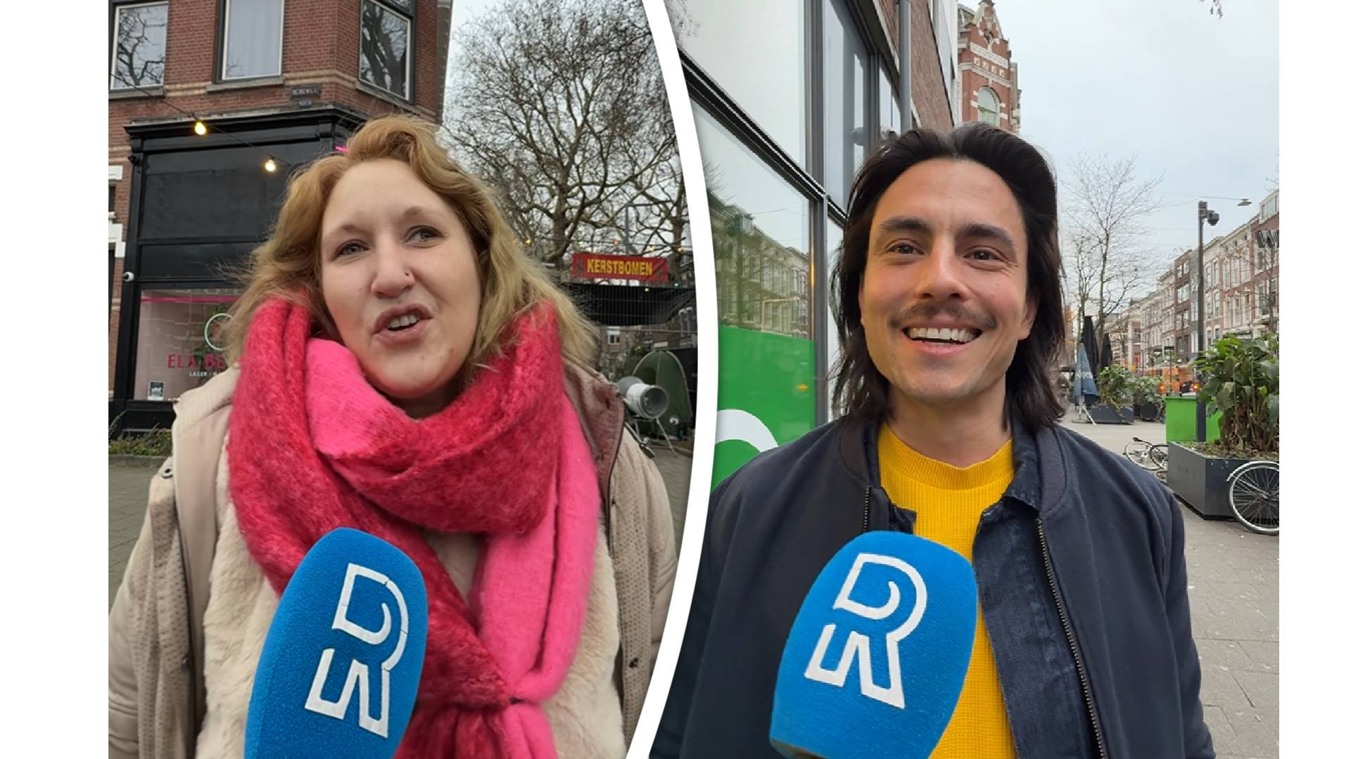 Stefanie (links) en Jim (rechts) moeten hun dierbaren missen tijdens kerst