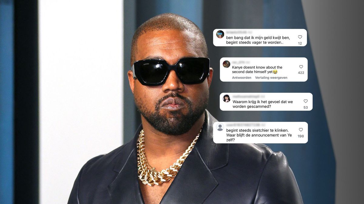 Twijfels bij fans: komt Ye wel optreden? Boekingskantoor reageert