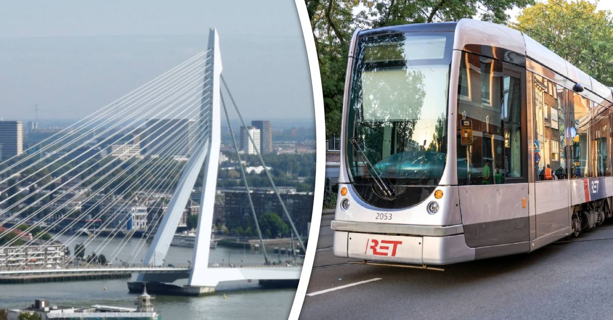 Let op: vanaf vandaag wekenlang geen trams over Erasmusbrug - Rijnmond
