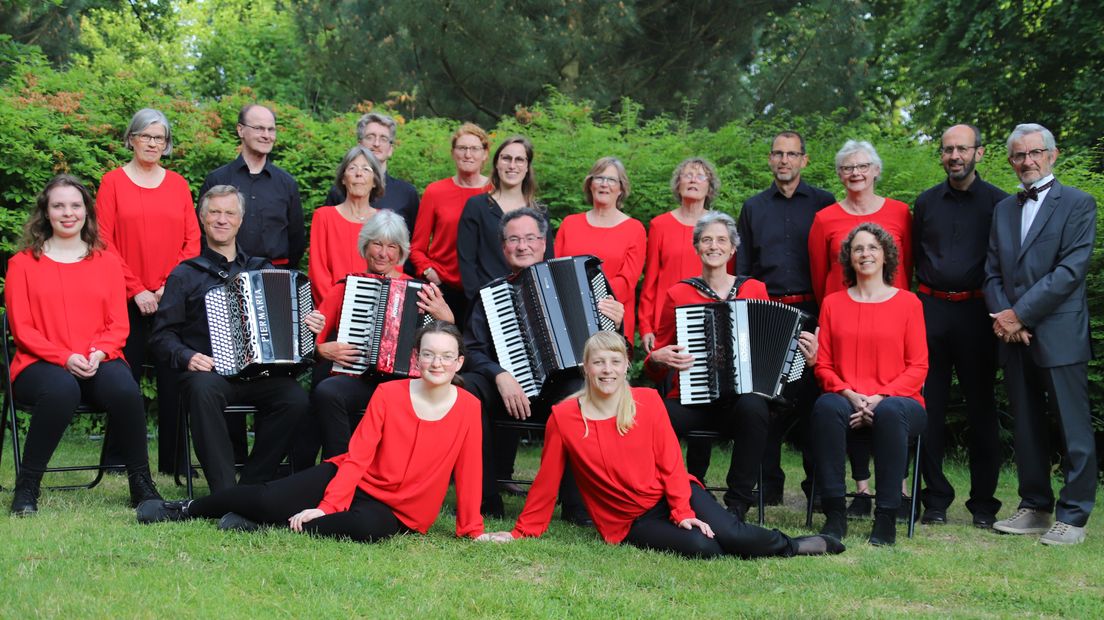 De leden van Accordeon Vereniging Amersfoort.