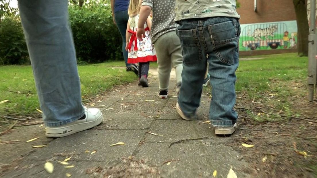 Zo'n 1500 Gelderse peuters lopen de vierdaagse mee.