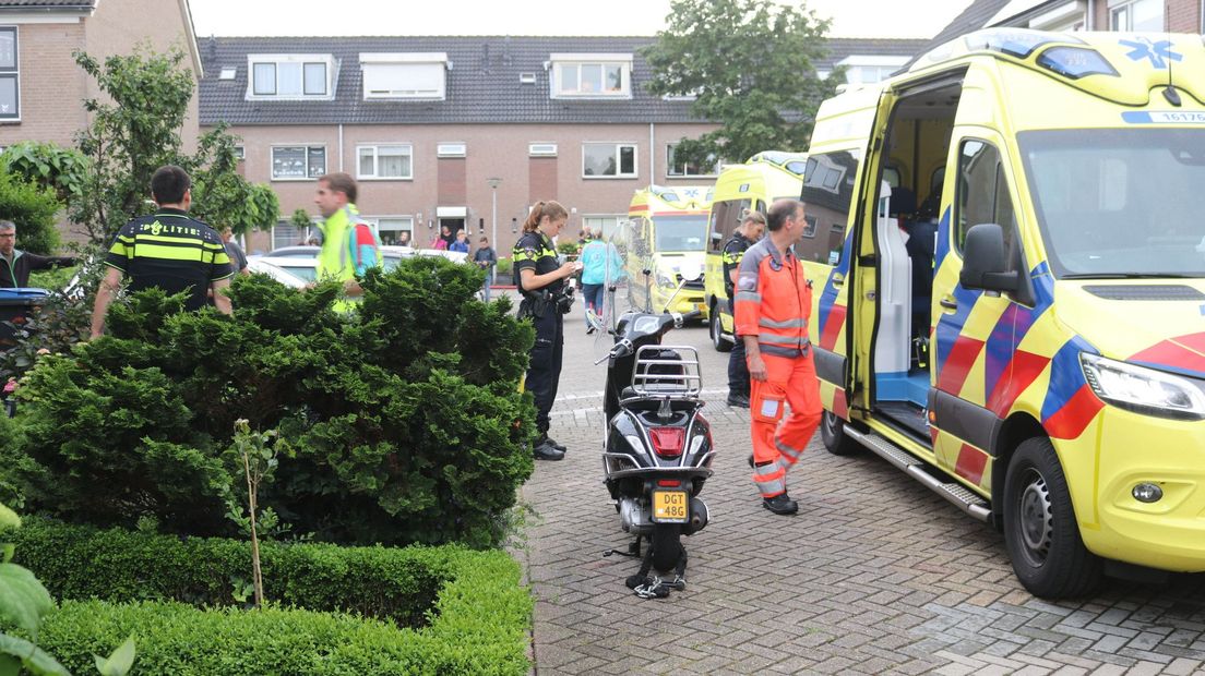 De hulpdiensten rukten massaal uit