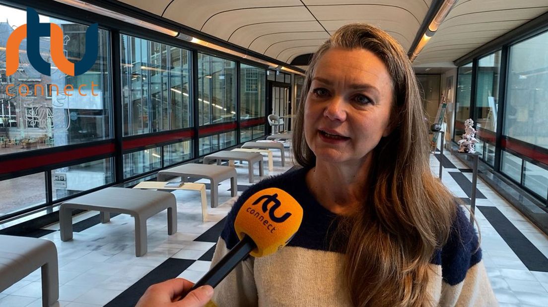 Wethouder Cathelijne Bouwkamp in gesprek met RTV Connect