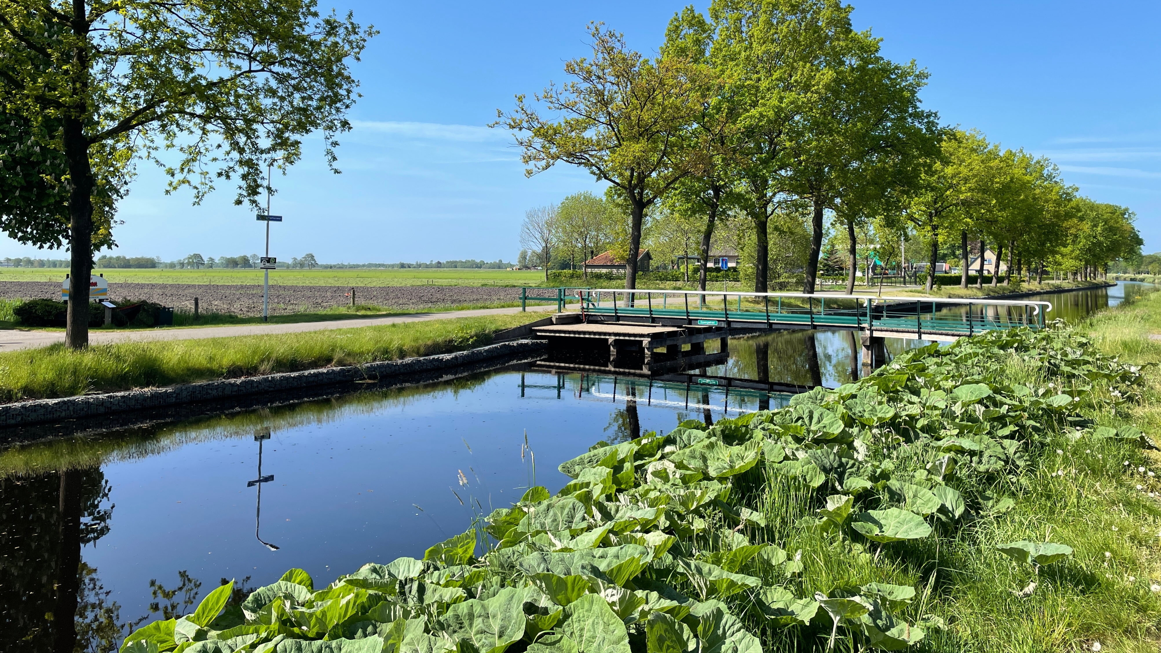 De Opsterlânske Kompanjonsfeart bij Lippenhuizen